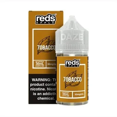 7obacco 7 Daze Reds Apple Salt Nic E-Juice 30ml