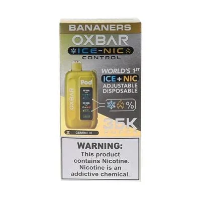 Bananers Oxbar x Pod Juice ICE-NIC Control 35K Disposable