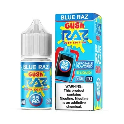 Blue Raz Pod Juice X Raz Gush Edition Salt Nic E-Juice 30ml