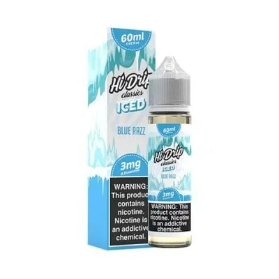 Blue Razz Iced Hi Drip E-Juice 60ml