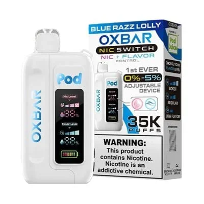 Blue Razz Jolly Oxbar x Pod Juice NIC SWITCH 35K Disposable