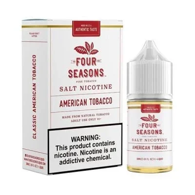 Four Seasons American Tobacco Salt Nic e-Juice Salt Nic 30 ml