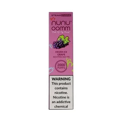 Frozen Ice Grape Steam Engine NuNu OOMM 2000 Puffs Disposable