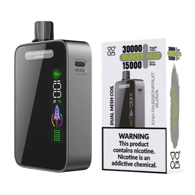 Kiwi Passionfruit Guava VOOM Burst Plus 30000 Puffs Disposable