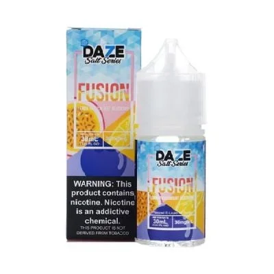 Lemon Passionfruit Blueberry Iced 7 Daze Fusion e-Juice Salt Nic 30ml