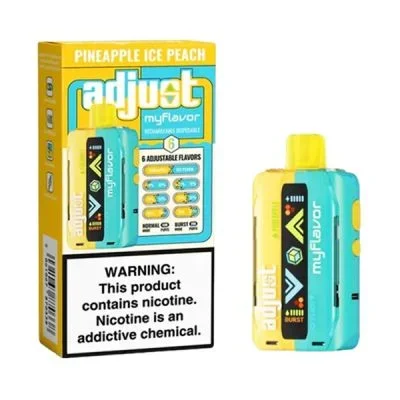 Pineapple Ice Peach Adjust MyFlavor 40K Disposable