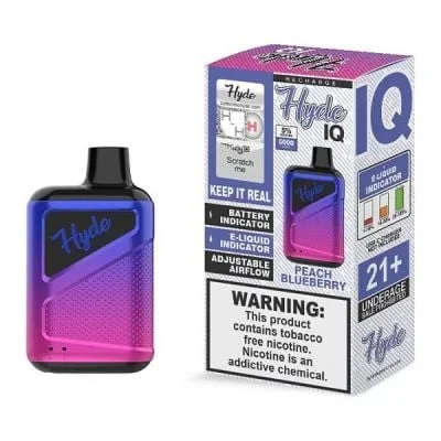 Pod Juice Hyde IQ Peach Blueberry TFN 5000 Disposable Vape