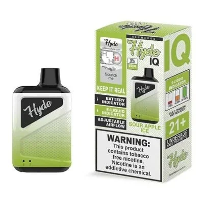 Pod Juice Hyde IQ Sour Apple Ice TFN 5000 Disposable Vape