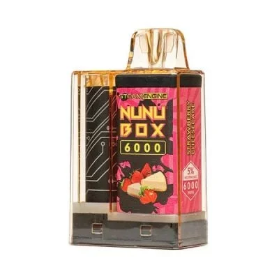 Steam Engine Strawberry Cheesecake Nunu Box 6000 Disposable Vape