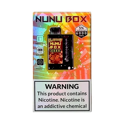 Steam Engine Tobacco 07 Nunu Box 6000 Disposable Vape