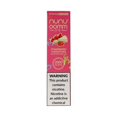 Strawberry Cheesecake Steam Engine NuNu OOMM 2000 Puffs Disposable