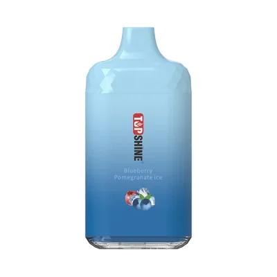 Top Shine Blueberry Pomegranate Ice Seraph Pro 7500 Disposable Vape