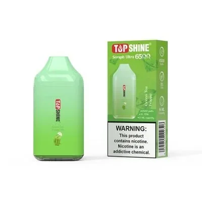 Top Shine Green Tea Frappe Seraph Ultra TFN 6500 Disposable Vape