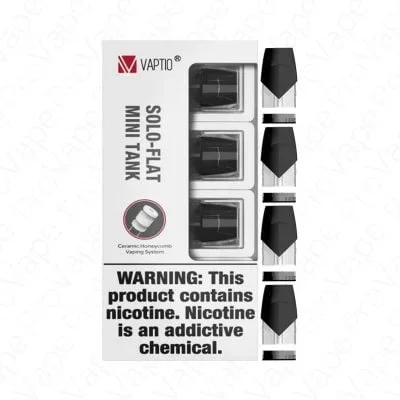 Vaptio Solo-Flat Mini Tank Replacement Pod 4PCS