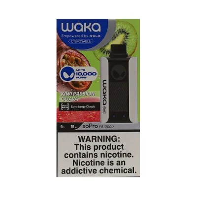 Waka Kiwi Passionfruit Guava SoPro 10000 Disposable Vape