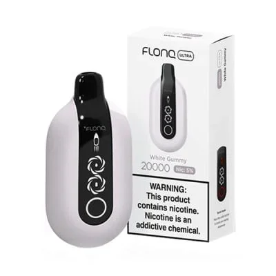 White Gummy Flonq Ultra 20K Disposable 5%
